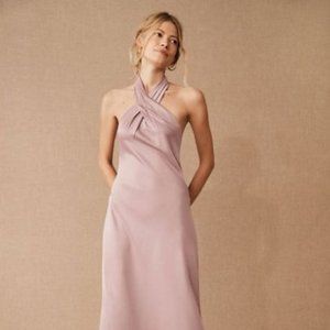 Ruby Satin Charmeuse Dress - Lilac Smoke Size 2